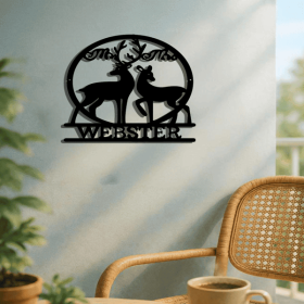 CIFbuy Gothic Deer Skull Wall Art Modern iron Animal Sculpture Waterproof Rustproof Home Decor Halloween Gift (TikTok, temu pick-up service)