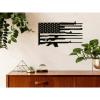 CIFbuy Vintage American Flag 3-Piece Wall Art Set iron Patriotic Stars Stripes Statue of Liberty Home Decor Gift (TikTok, temu pick-up service)