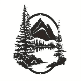 CIFbuy Vintage Tree of Life iron Wall Art for Outdoor and Indoor Large Forest Landscape Mural Modern Garden Patio Decor (TikTok, temu pick-up service)