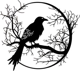 APLUSH Bird on The Branch Metal Wall Art Decor,Farmhouse Hanging Decor Sculpture Crafts for Home Bedroom Living Room Bathroom Kitchen Wall Decoration