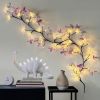 Vine Light with Butterfly 48LED 5.9FT Enchanted Wall Decoration Vine Lights 8 Light Modes for Indoor Home Wall Decoration(Warm White)