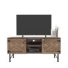 Loft Wood 2 Cupboards Vintage TV Stand